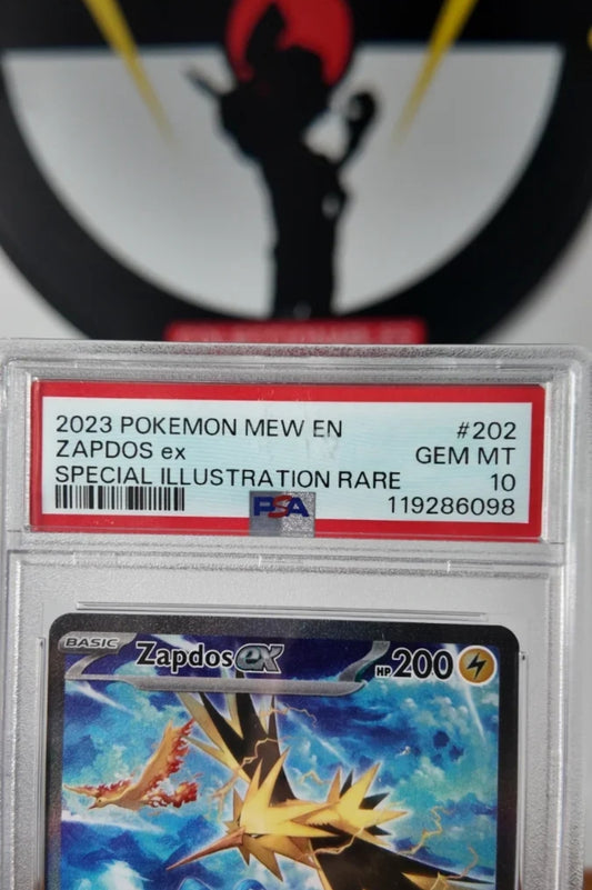 Zapdos ex 151 , PSA 10 , Inglés