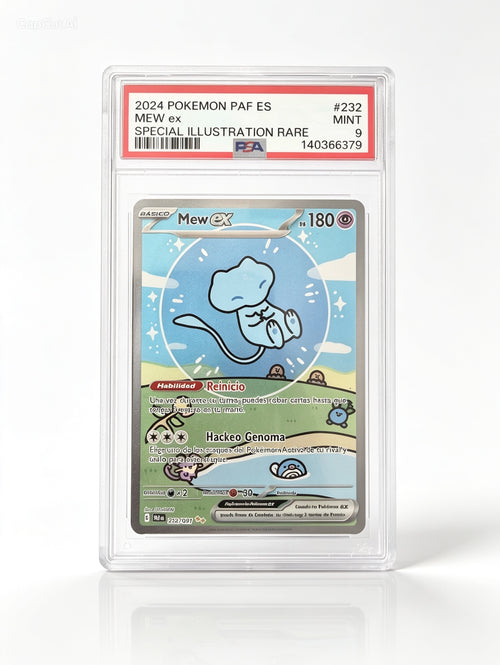 Mew ex ( Buble Mew ) Español PSA 9