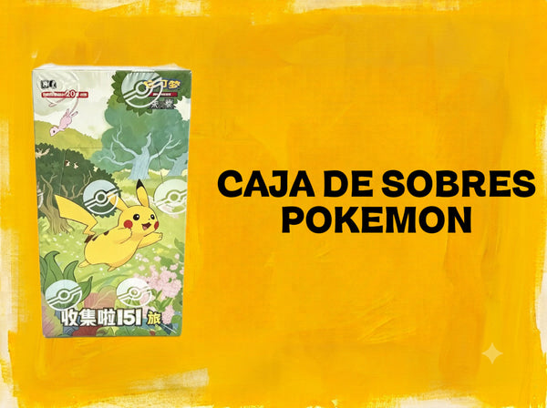 Caja de sobres Pokémon