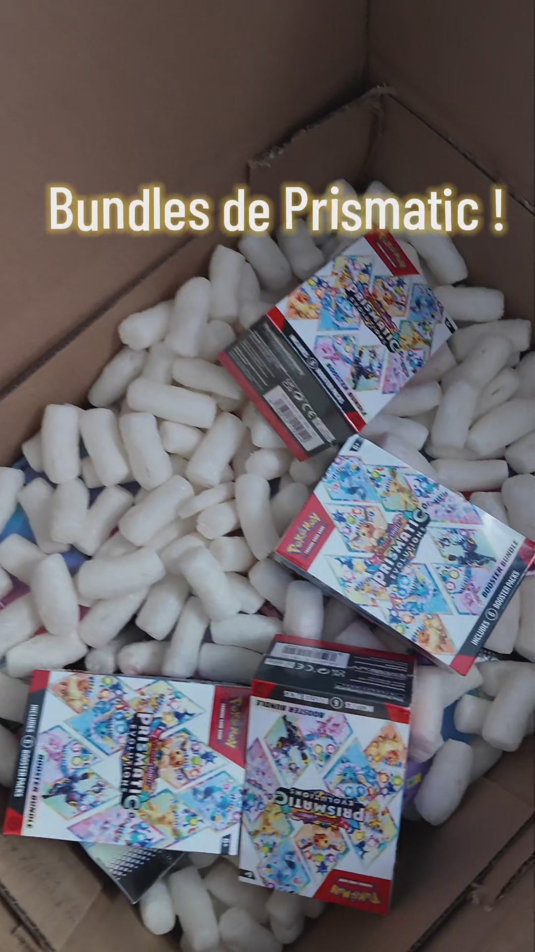 Prismatic Evolutions Booster Bundle, Ingles