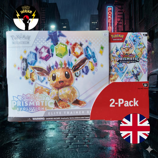 Pack Prismatic Evolutions ,ETB + Bundle, exclusivo de USA