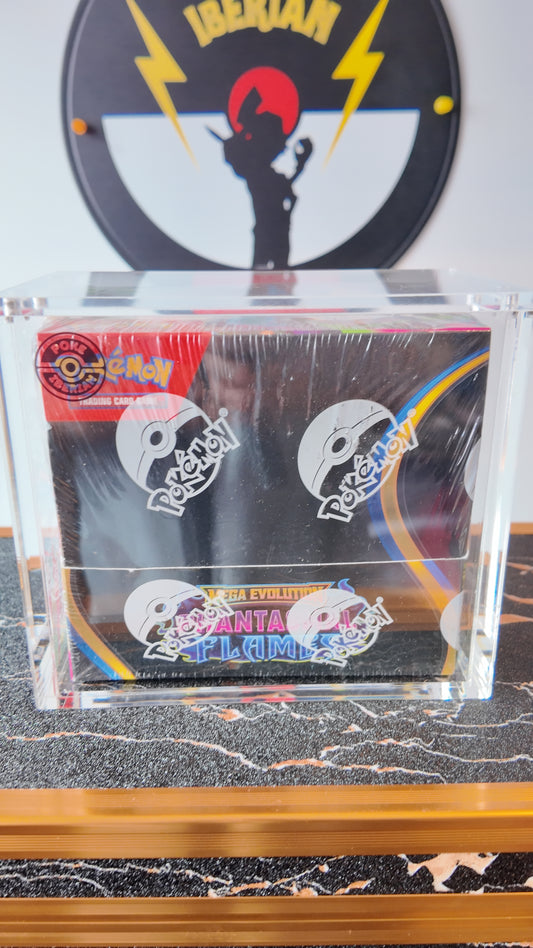 Booster Box Phantasmal Flames , Inglés+ acrílico protector