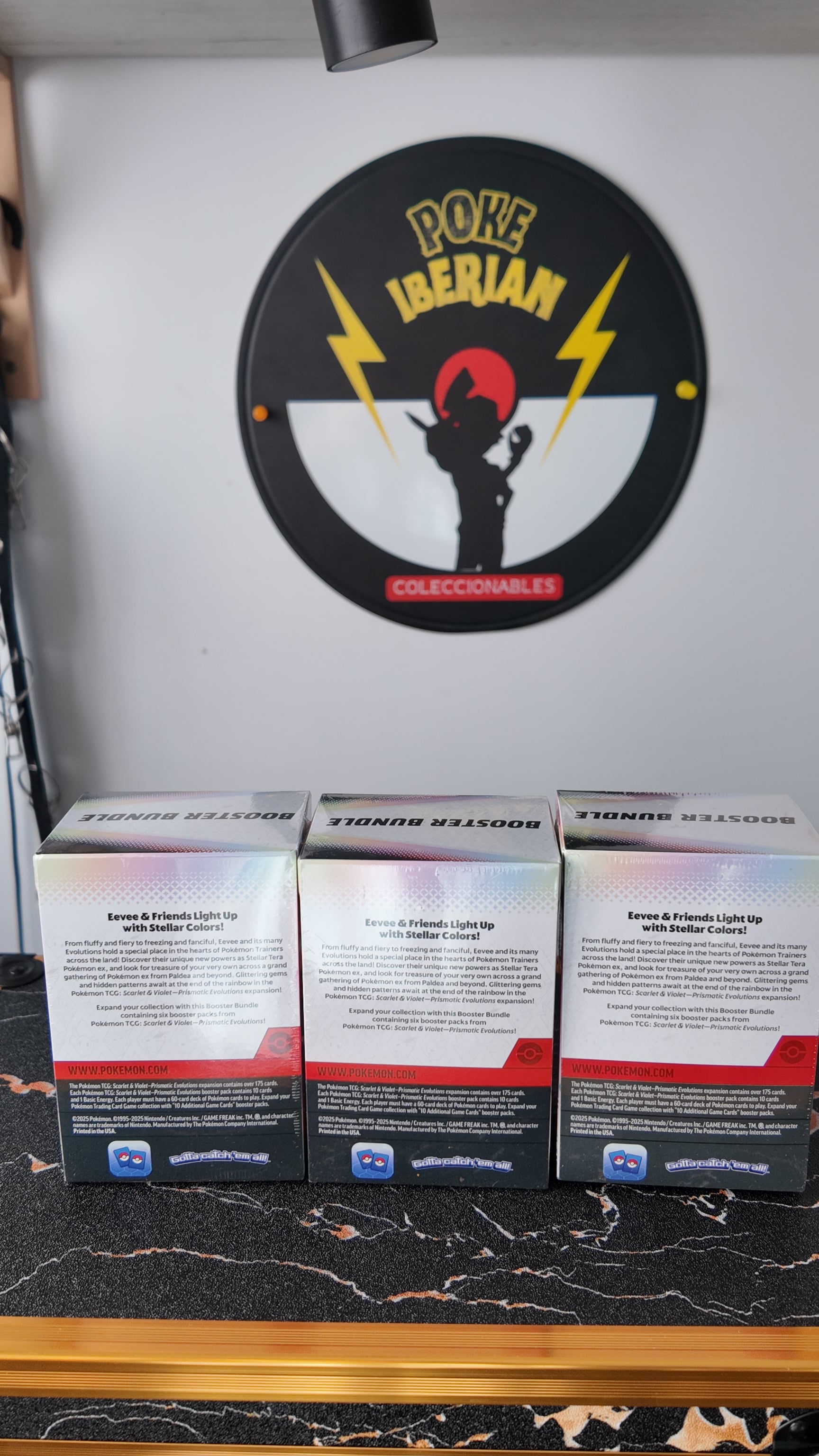Prismatic Evolutions Booster Bundle, Ingles