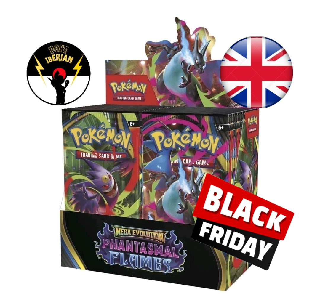 Booster Box Phantasmal Flames ,Ingles. - Pokeiberian Coleccionables