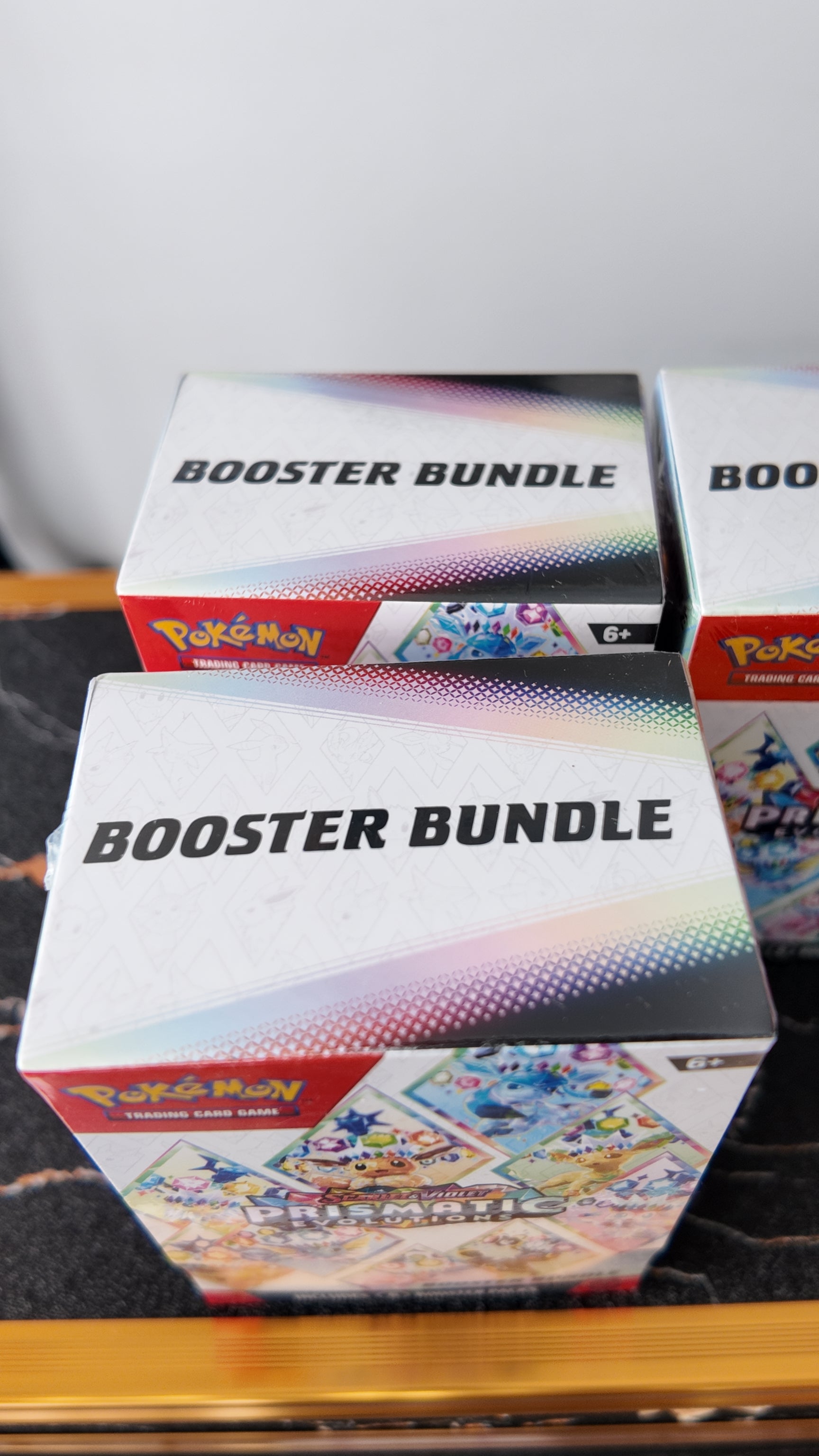 Prismatic Evolutions Booster Bundle, Ingles