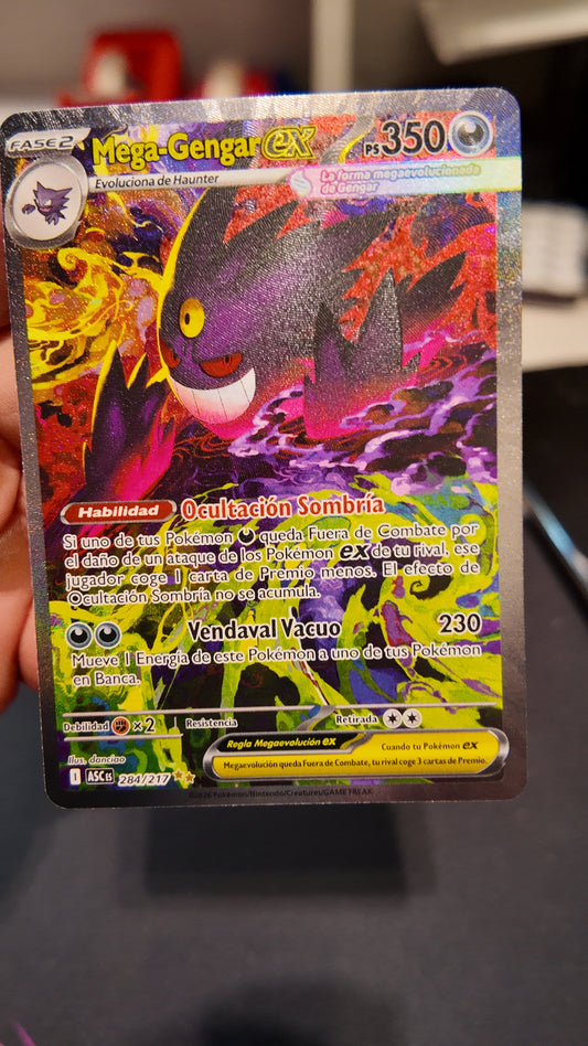 Carta Mega Gengar ex de la colección Ascended Héroes