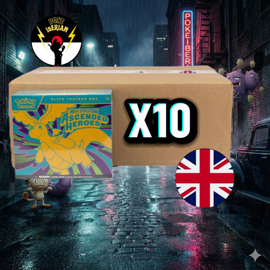 Case Sellado de 10 ETB , Ascended Héroes , Ingles