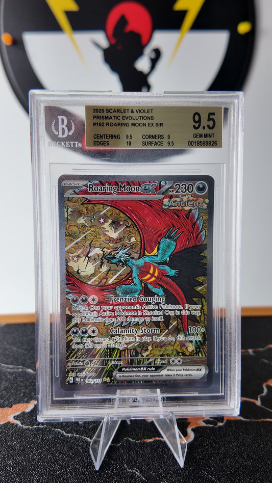 Roaring Moon ,Prismatic Evolutions , BGS 9,5, Inglés
