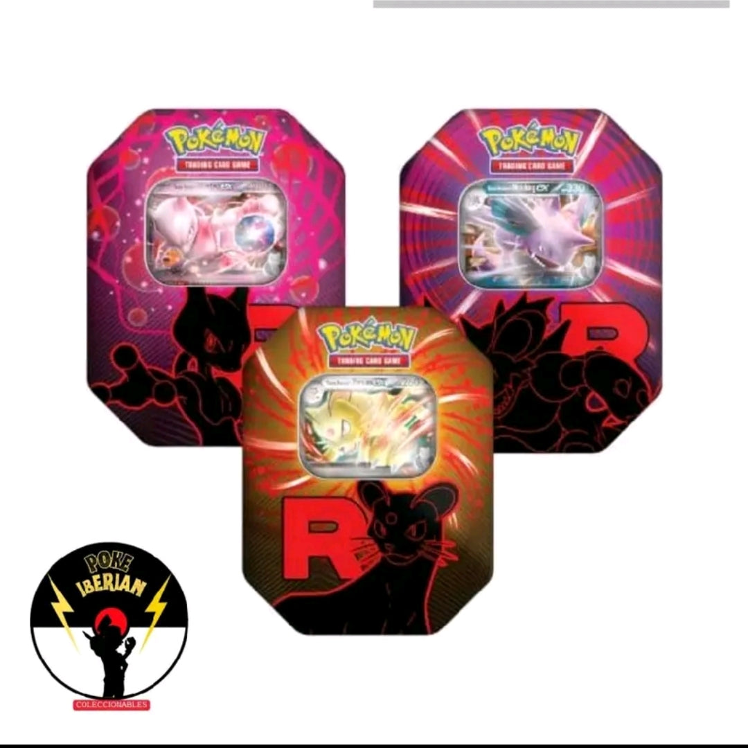 Latas Team Rocket Rivales predestinados , Español - Pokeiberian Coleccionables