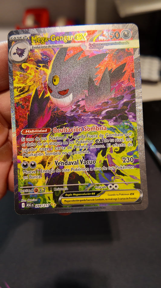 Carta Mega Gengar ex de la colección Ascended Héroes