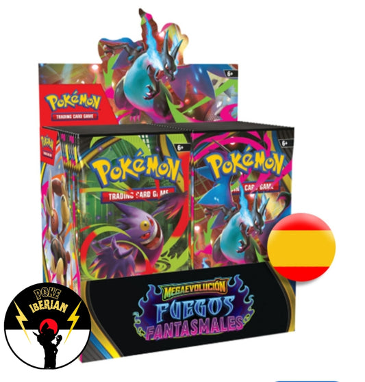 Booster Box Fuegos Fantasmales ,Español - Pokeiberian Coleccionables