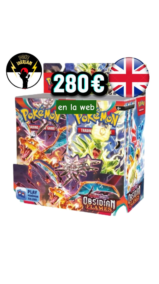 Booster Box Obsidian Flames , Ingles.