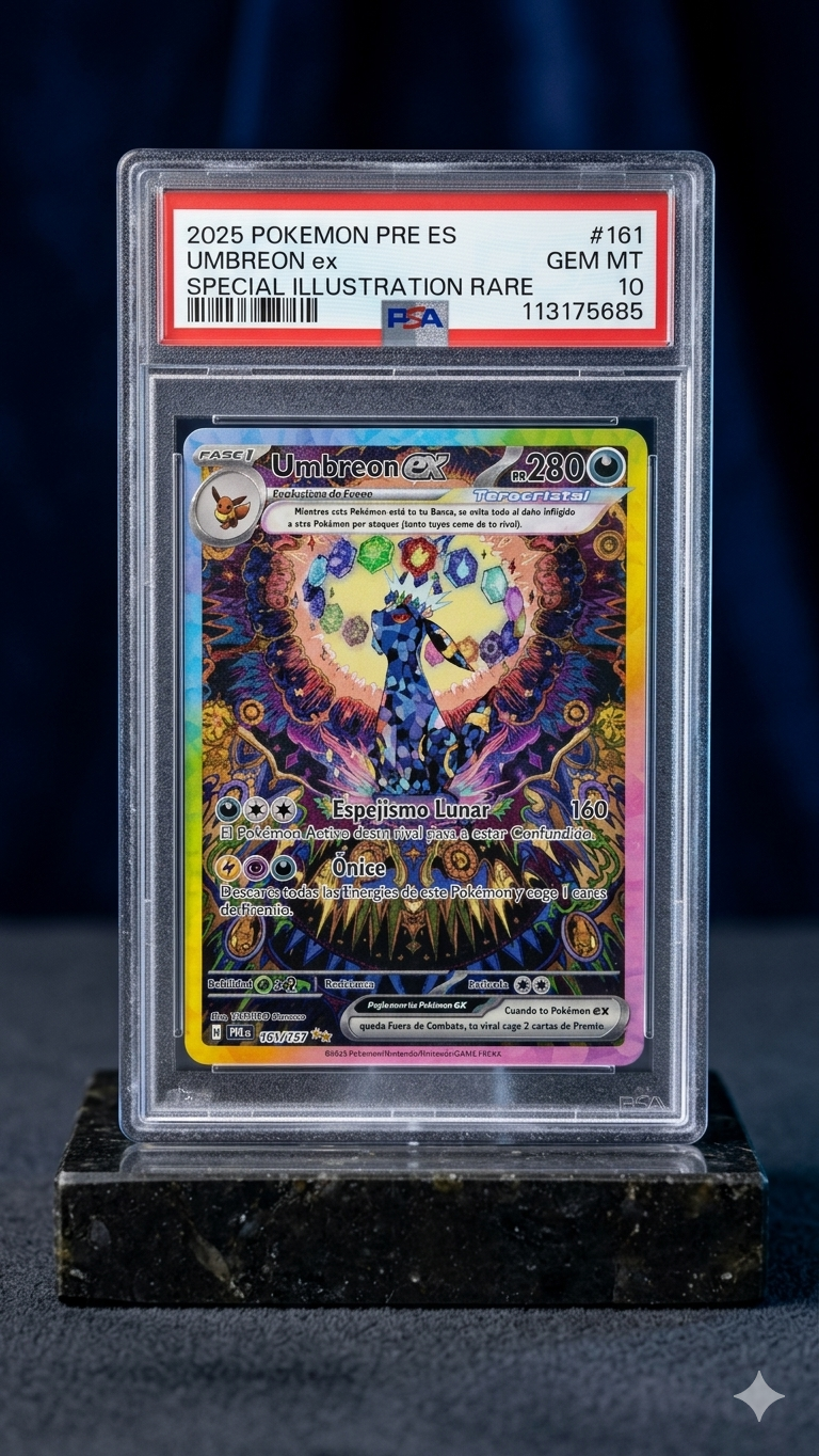 Umbreon ex ,Prismatic Evolutions , Español , PSA 10