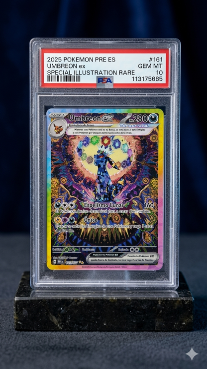 Umbreon ex ,Prismatic Evolutions , Español , PSA 10