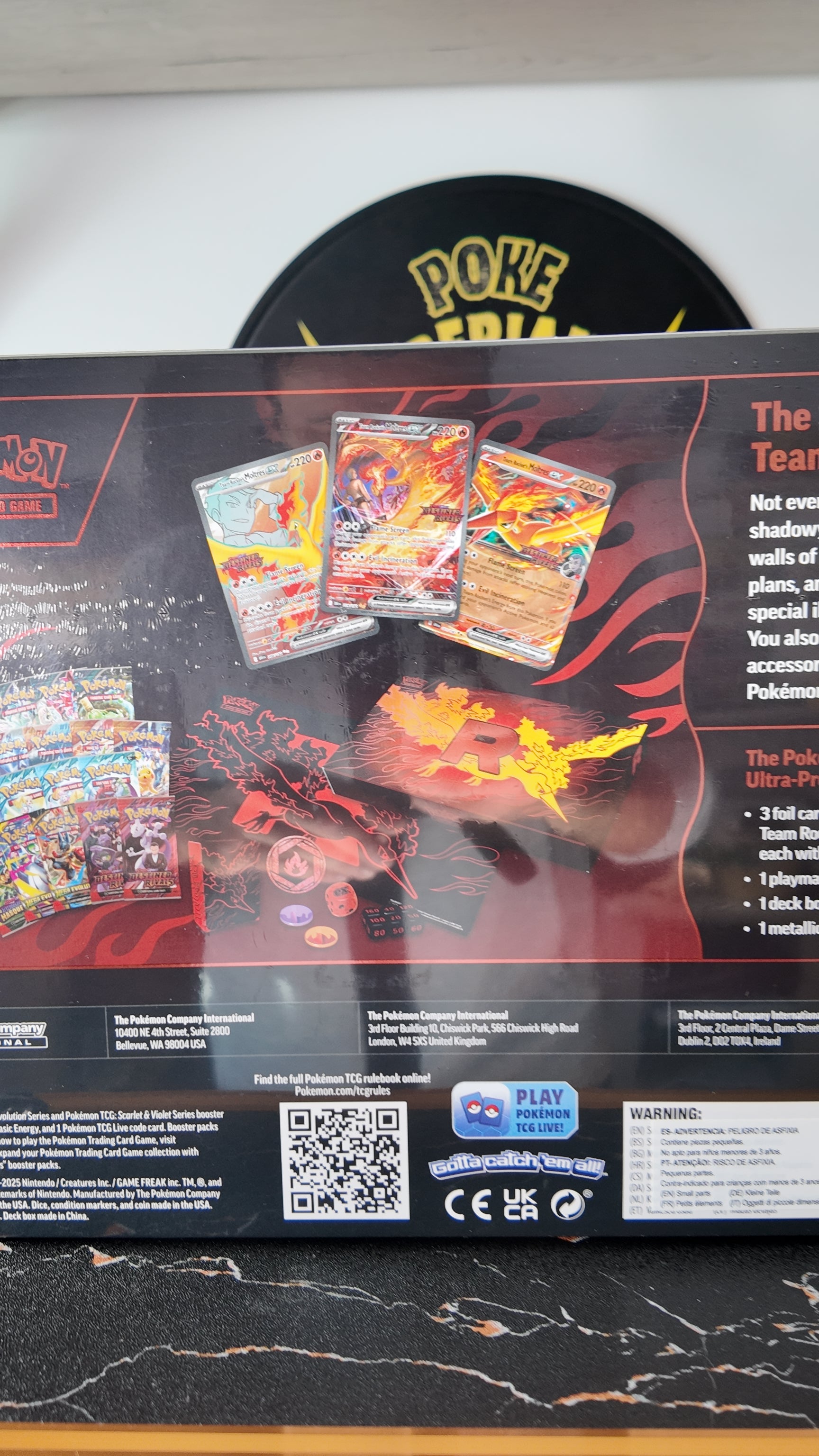 UPC Moltres del Team Rocket , Ingles