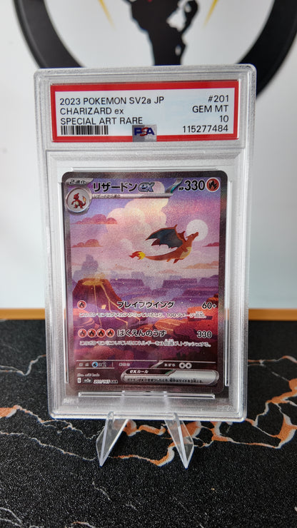 Charizard ex SAR 151 japones , PSA 10